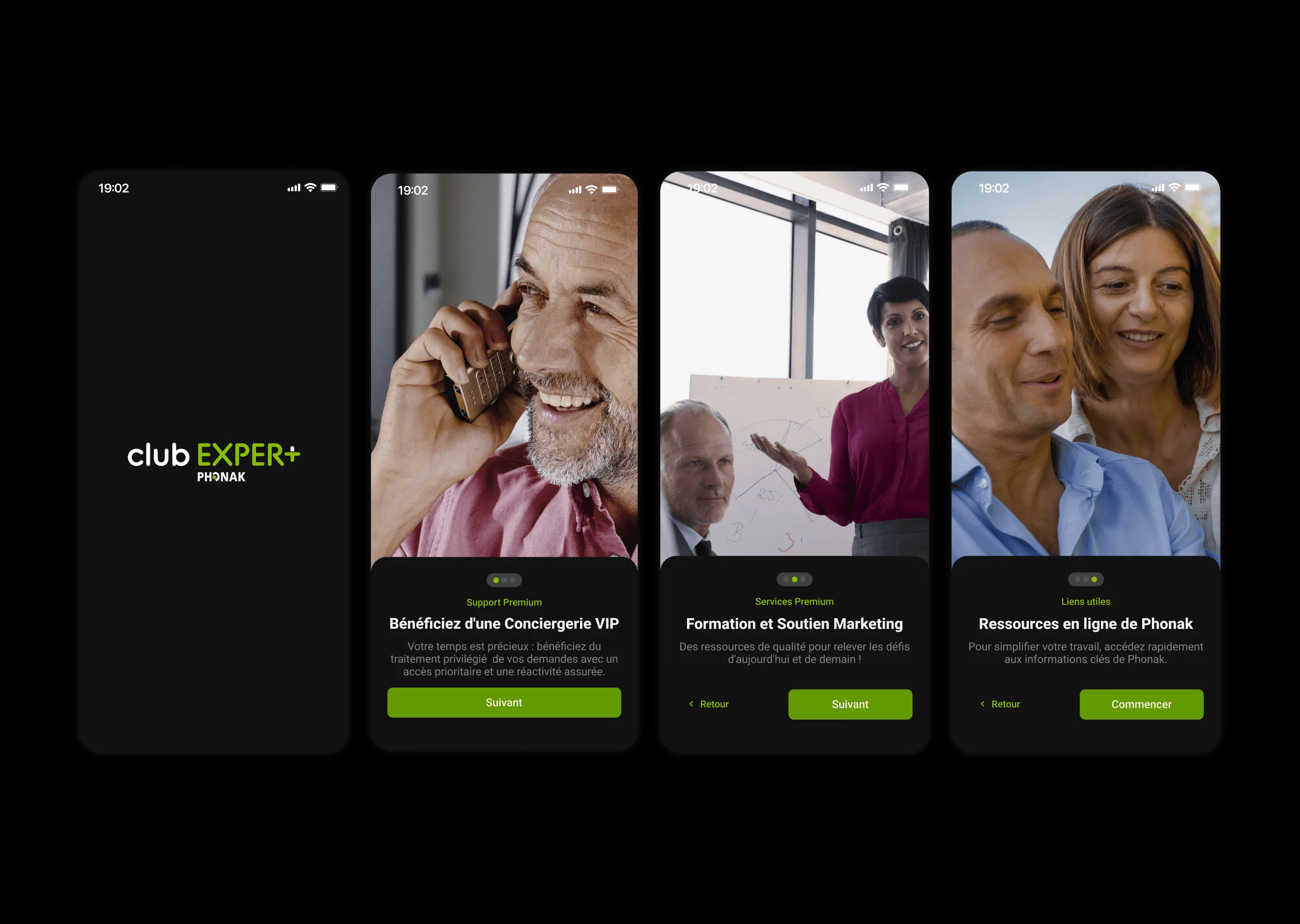 Club Expert+ — Phonak screen
